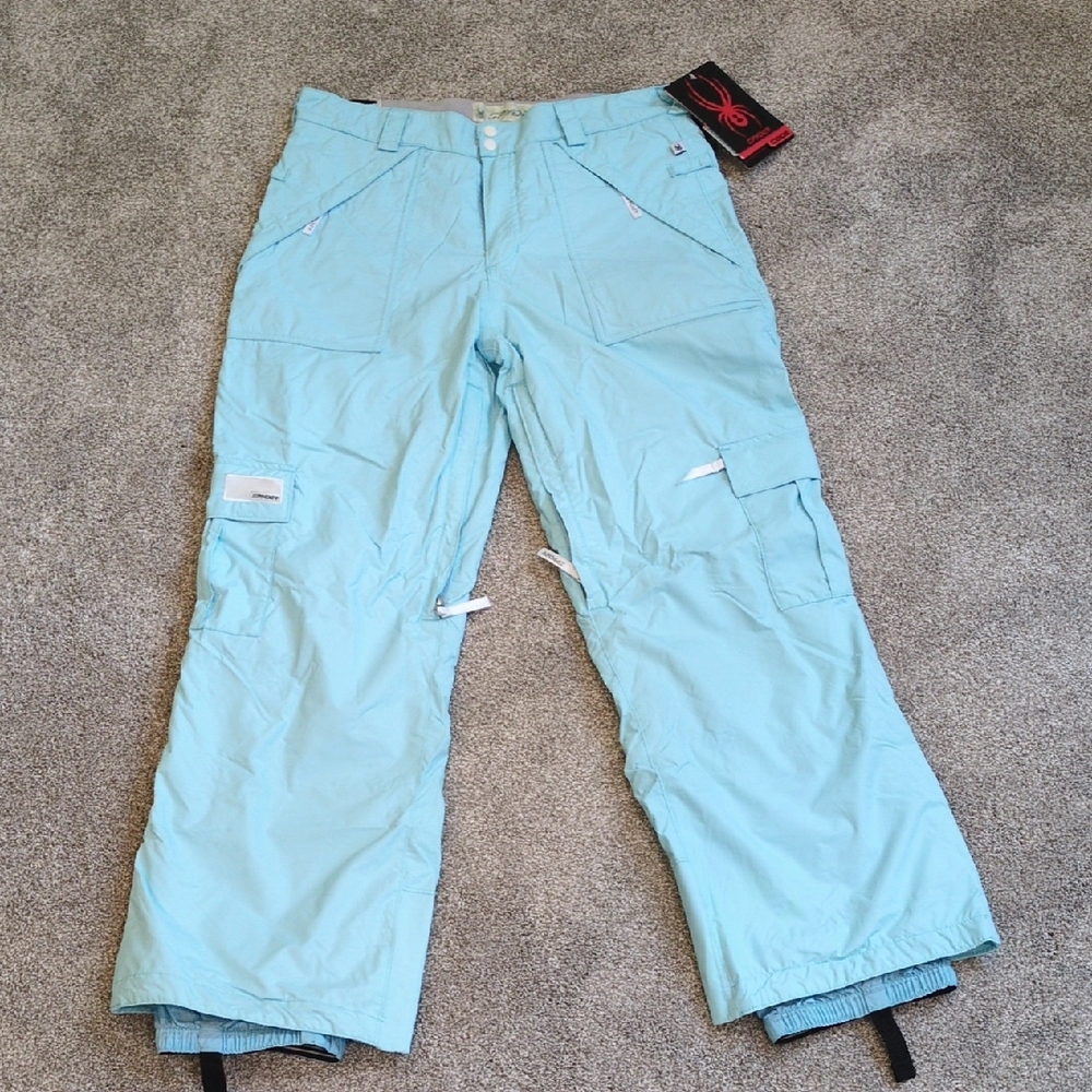 💙NWT Spyder Light Blue Ski Pants Women's size 8 💙